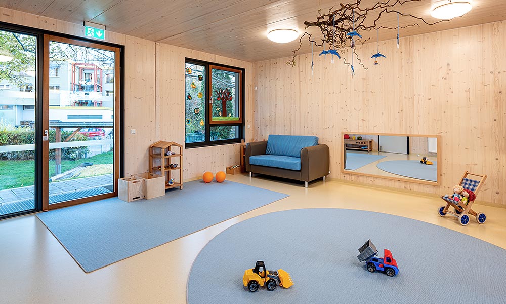 Architekturfotografie: Erweiterung Kindergarten in Ellmendingen